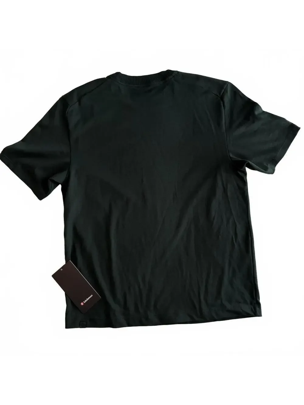 NWT Lululemon Men's Heavyweight Cotton T-Shirt Graphic Rainforest Green Size S - Picture 4 of 5